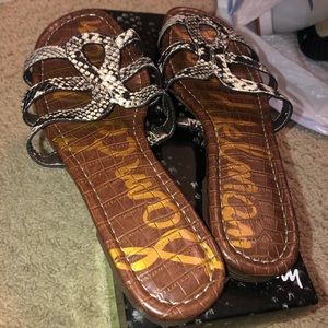 Brand New Sam Edelman Snakeskin Sandals